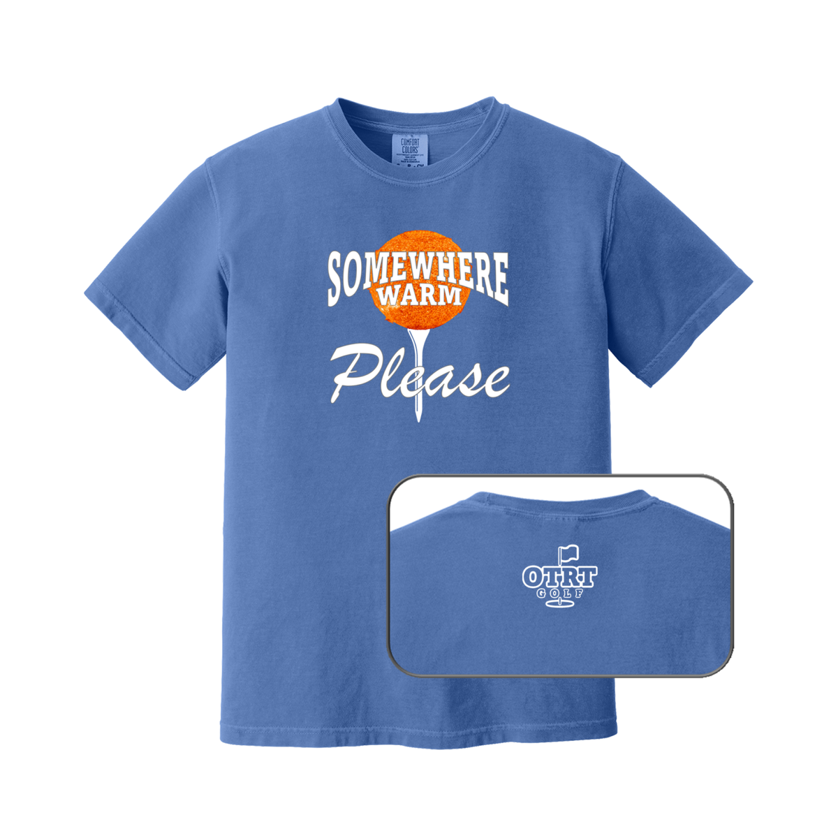 Somewhere Warm PLEASE | Golf T-Shirt - Premium Cotton