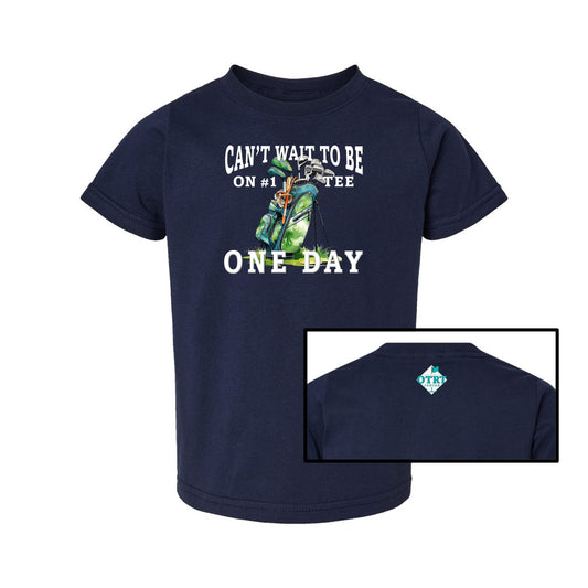 Toddler T-Shirt 3 - Can't Wait To Be On #1 Tee One Day™ - Rabbit Skins 100% cotton unisex design, 6 colors