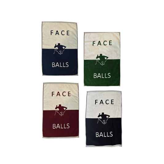 Golf Towel | FACE/BALLS™ Greens Towel 16 x 24, 4 colors.  Made in USA.