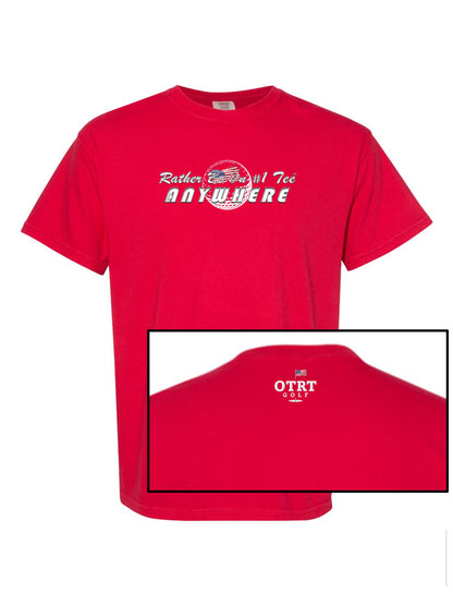 00 - Golf T | Rather Be On #1 Tee almost ANYWHERE - USA1 / USA2  Comfort Colors 100% Cotton - 7 Colors