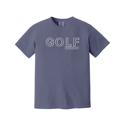 Golf T | GOLF WARNING - Comfort Colors cotton - 8 Colors