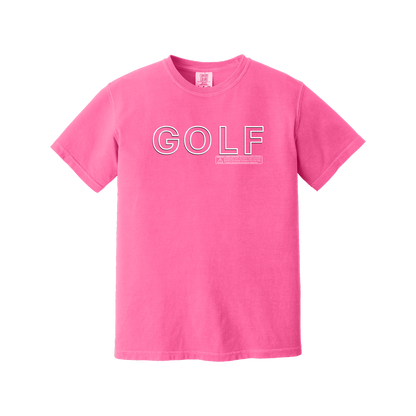 Golf T | GOLF WARNING - Comfort Colors cotton - 8 Colors