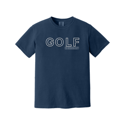 Golf T | GOLF WARNING - Comfort Colors cotton - 8 Colors
