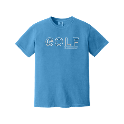 Golf T | GOLF WARNING - Comfort Colors cotton - 8 Colors