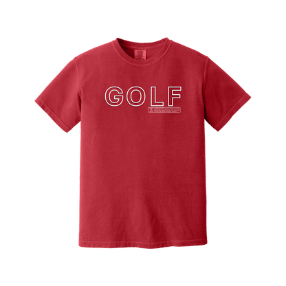 Golf T | GOLF WARNING - Comfort Colors cotton - 8 Colors