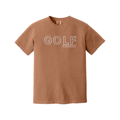 Golf T | GOLF WARNING - Comfort Colors cotton - 8 Colors